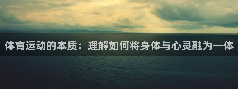 海南米兰体育官网下载发展怎么样：体育运动的本质：理解如何将身