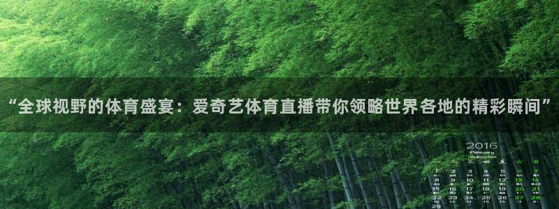 球友直播下载：“全球视野的体育盛宴：爱奇艺体育直播带你领略世界各地的精彩瞬间”