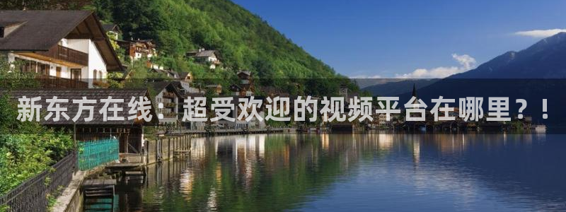 球友体育在线直播观看：新东方在线：超受欢迎的视频平台在哪里？!