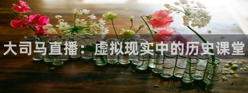 球友会直播：大司马直播：虚拟现实中的历史课堂